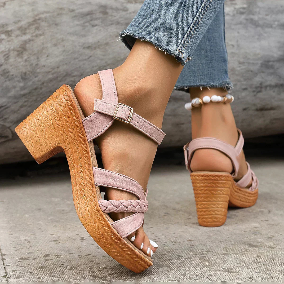 Jasmine | Orthopedic Braided Sandals