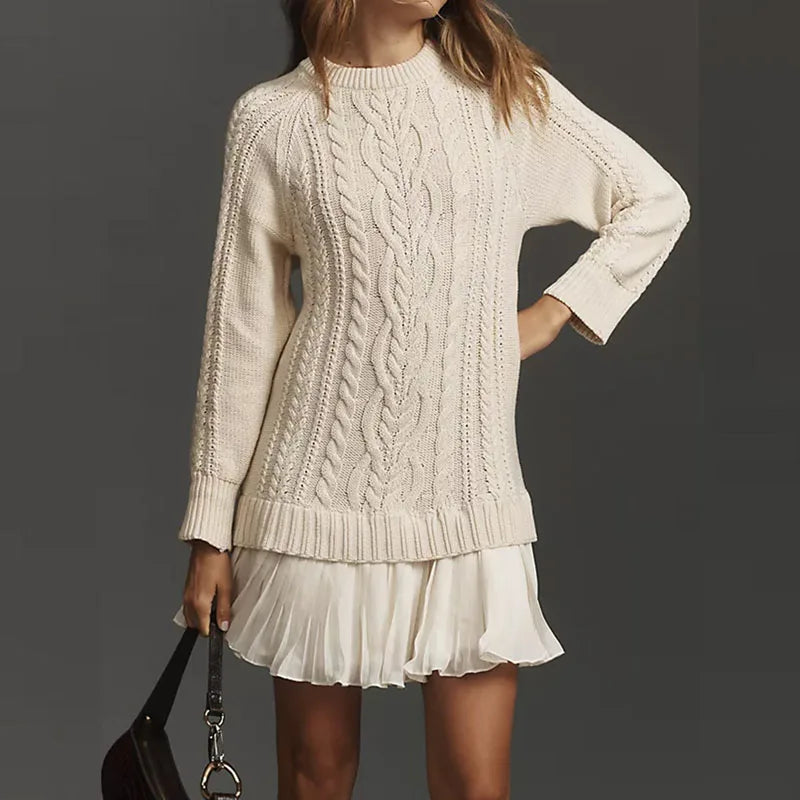 Madeline | Knit Sweater Dress