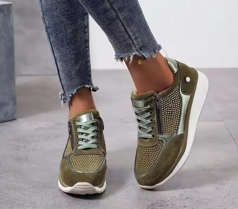Michelle | Orthopedic Zip Sneakers