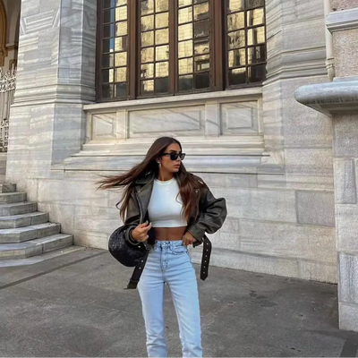 Riley | Chic Leather Jacket