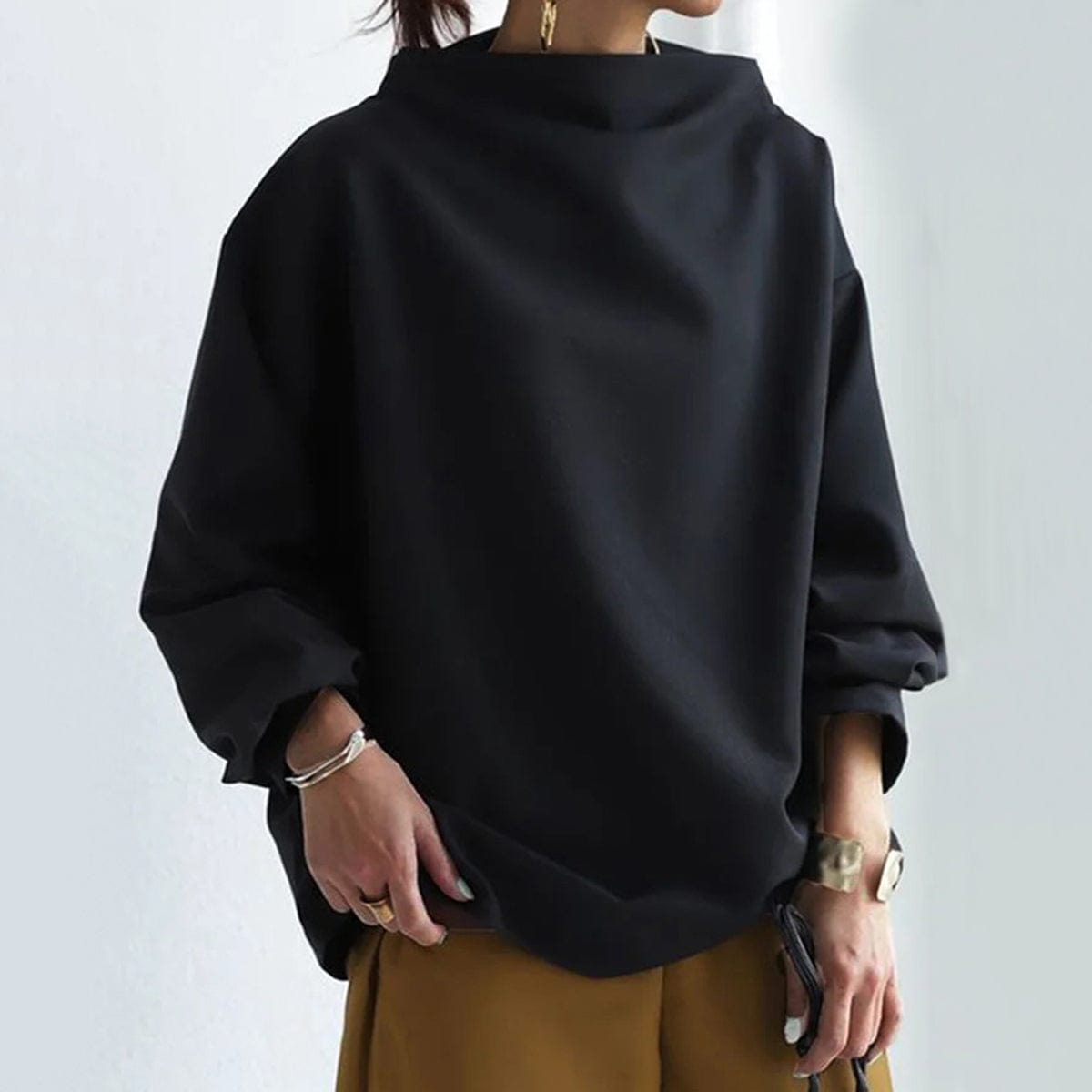 Samantha | Cozy High-Neck Top