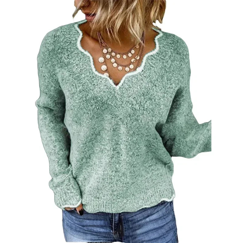 Jill | Elegant Lace Sweater
