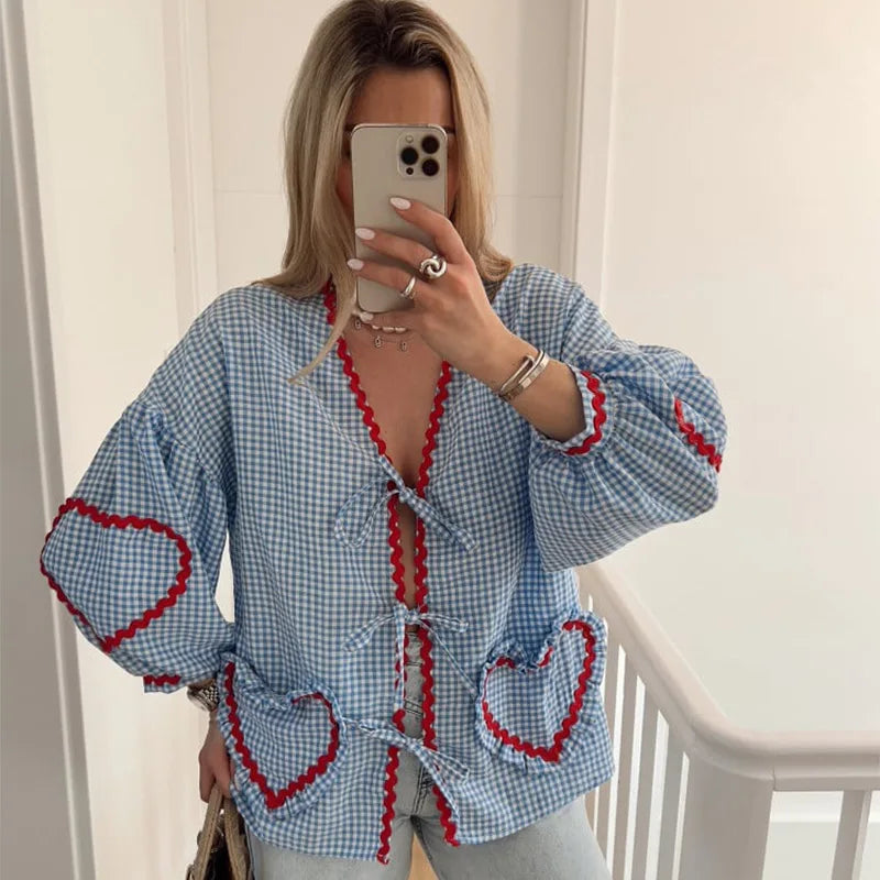 Hannah | Elegant Heart Blouse