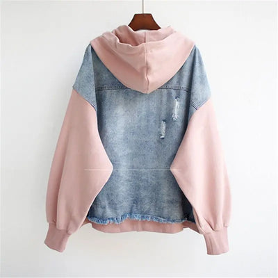 Layla | Comfortable Denim Hoodie