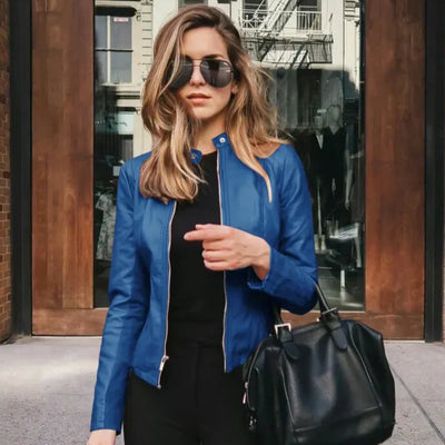 Hannah | Chic Leather Jacket