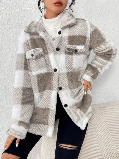 Cambria | Cozy Plaid Jacket