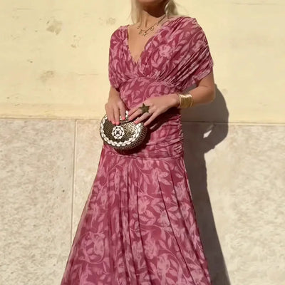 Hayden Laluna® | Elegant Dress With V-Neckline