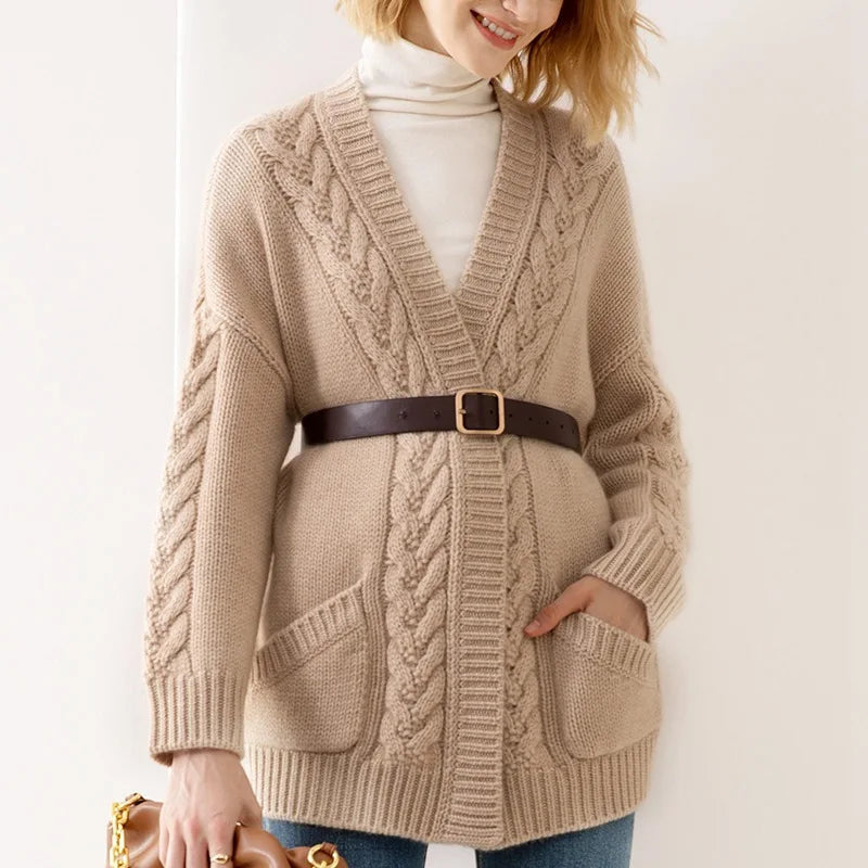 Caroline | Cozy Cashmere Cardigan