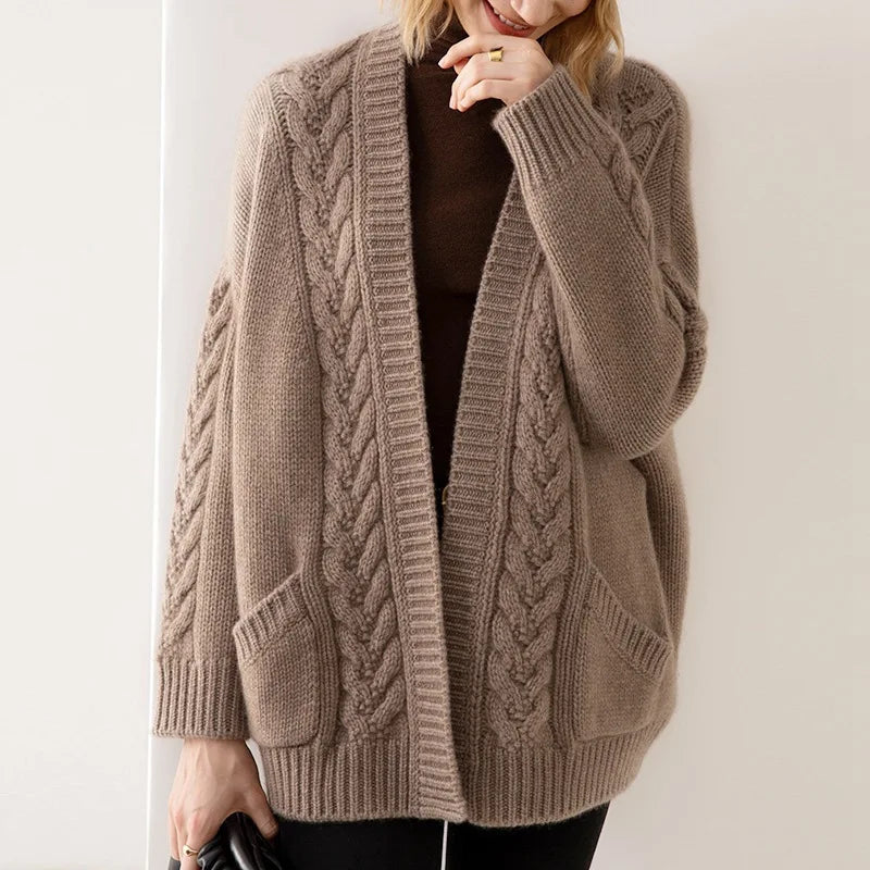 Caroline | Cozy Cashmere Cardigan