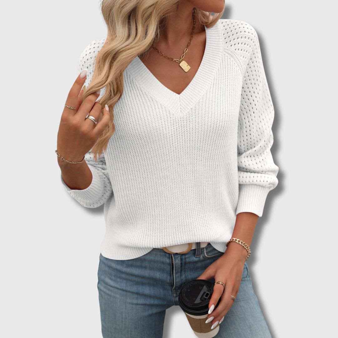 Mackenzie | Cozy V-Neck Knit