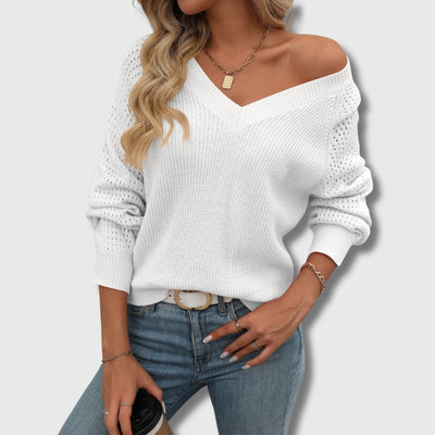 Mackenzie | Cozy V-Neck Knit