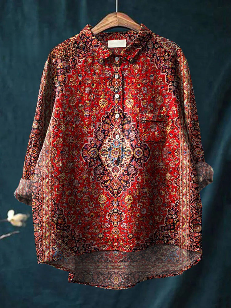 Vanessa | Artful Tapestry Shirt