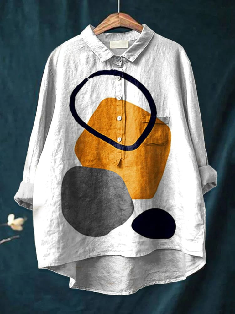 Natalie | Modern Print Shirt