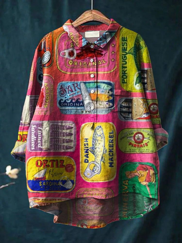 Heidi | Retro Print Shirt