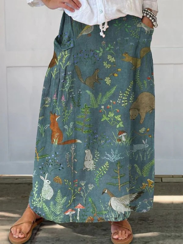 Lauren | Floral Pocket Skirt