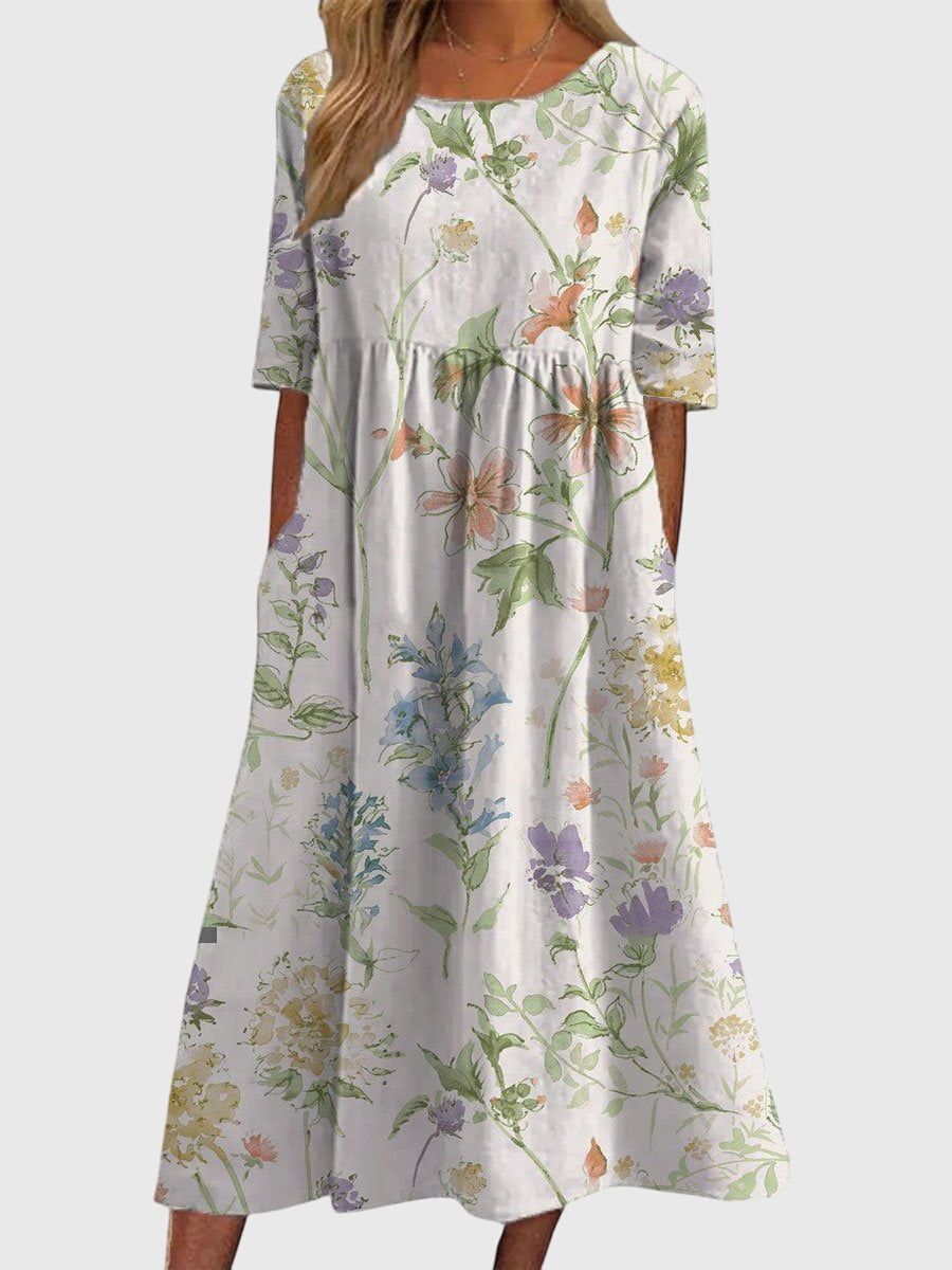 Megan | Elegant Embroidered Dress