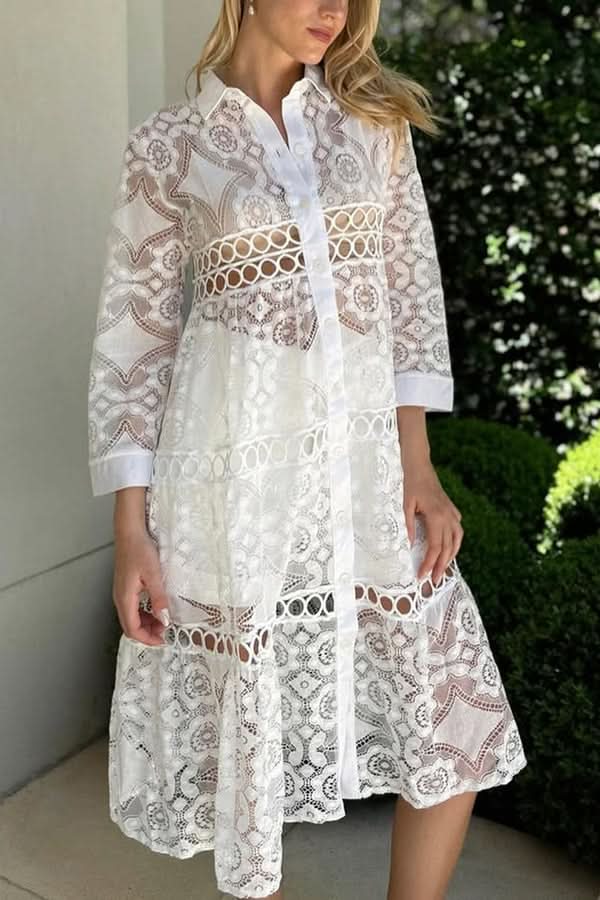 Sophia | Elegant Lace Shirt