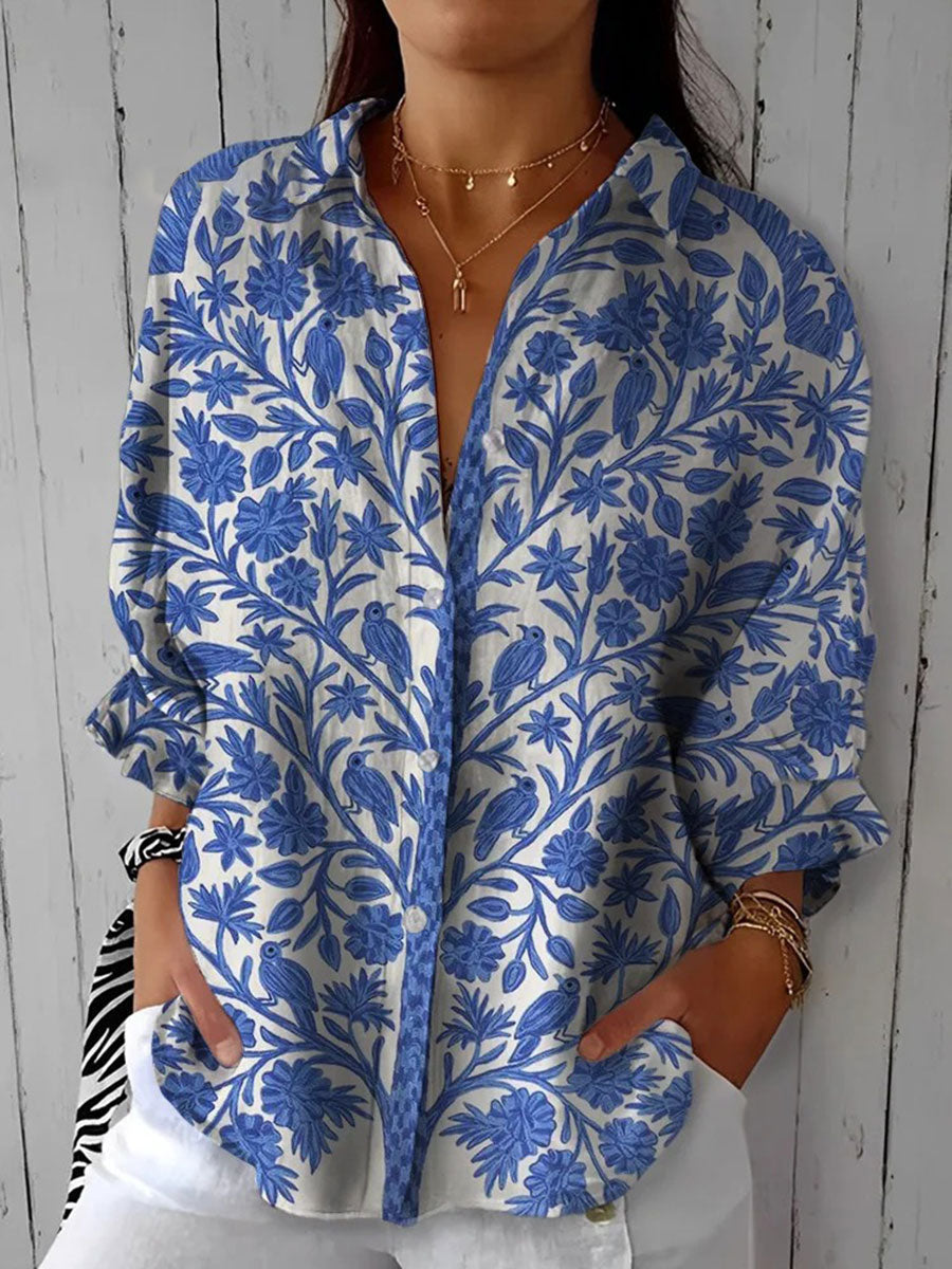 Isabella | Elegant Floral Blouse