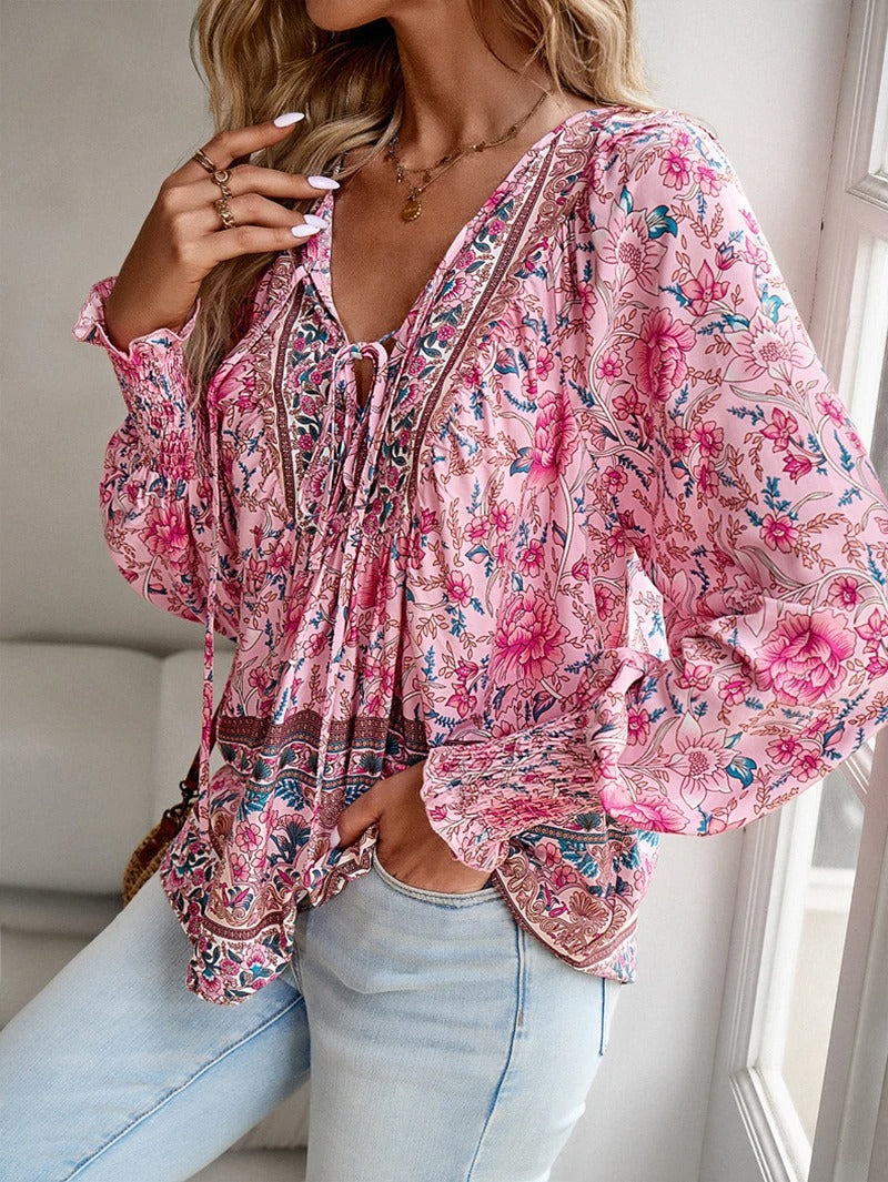Mia | Breezy Floral Blouse