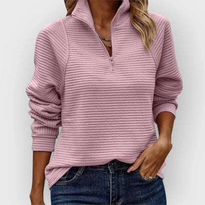 Sophia | Timeless Half-Zip Pullover
