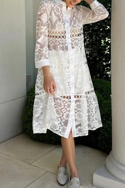 Sophia | Elegant Lace Shirt