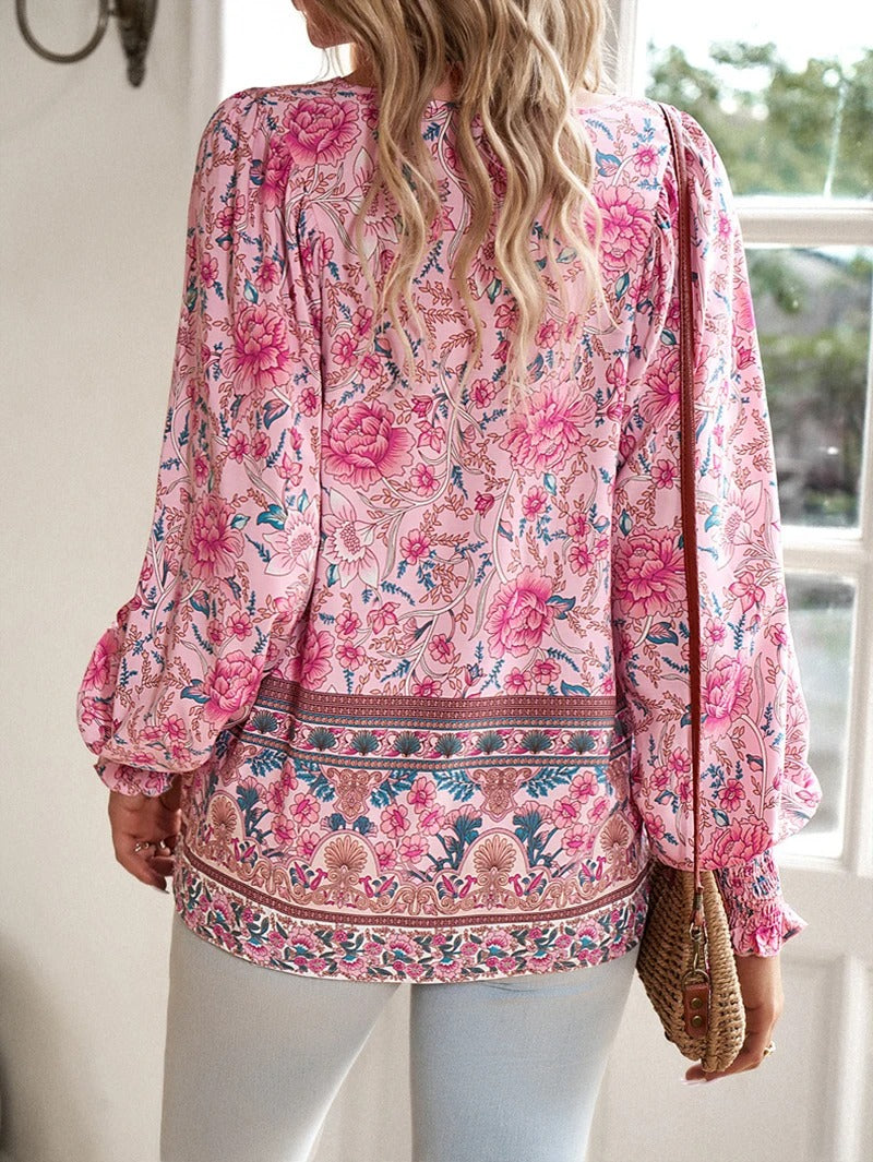 Mia | Breezy Floral Blouse