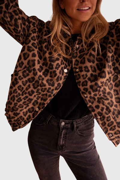 Hannah | Chic Leopard Jacket