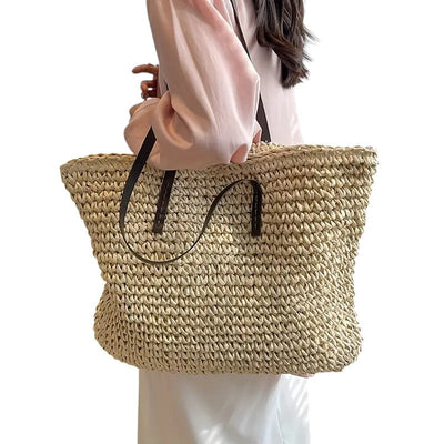 Megan | Spacious Woven Tote