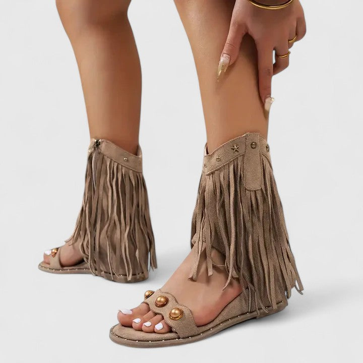 Noa | Chic Fringe Sandals