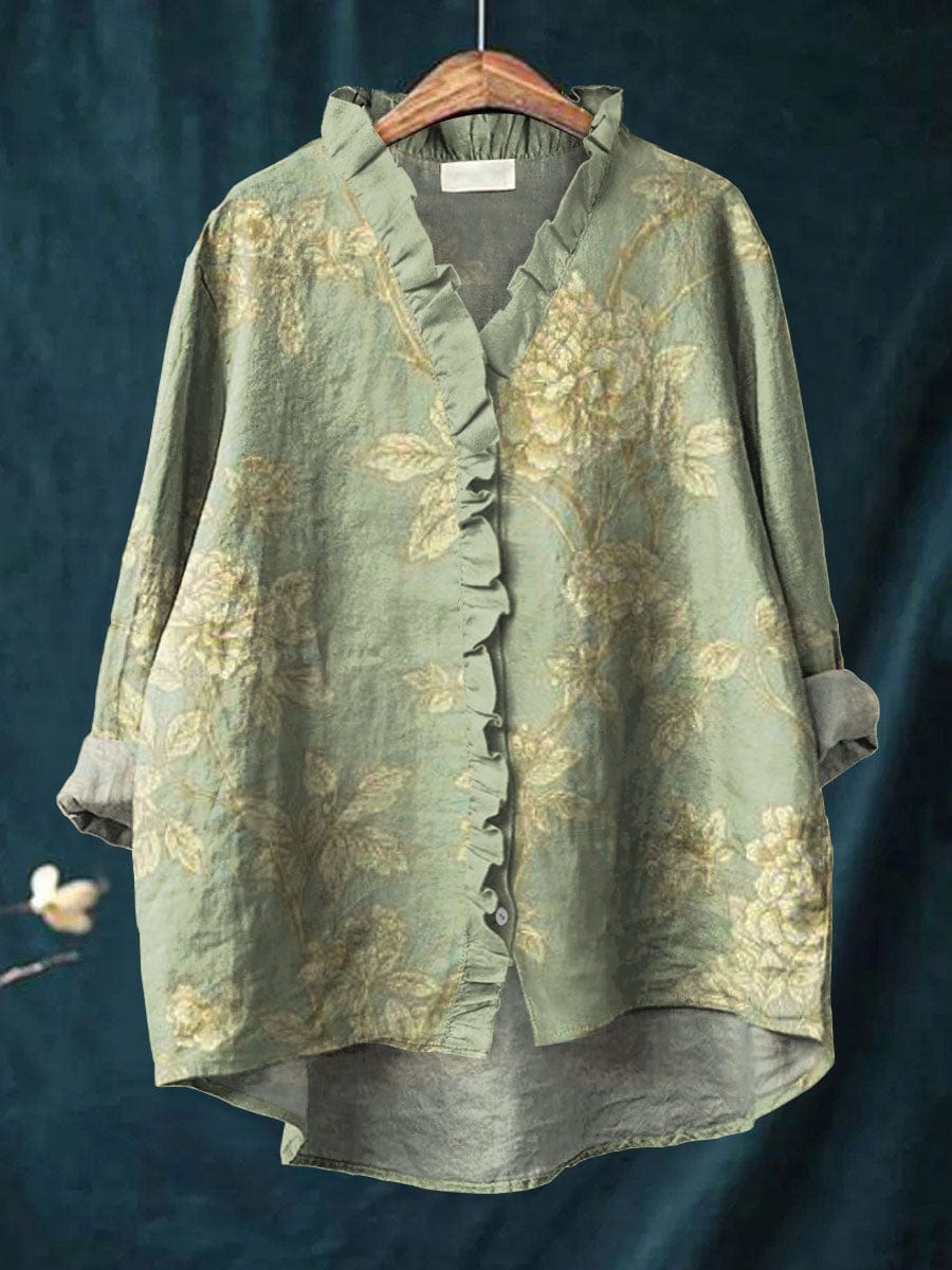 Katherine | Vintage Floral Blouse