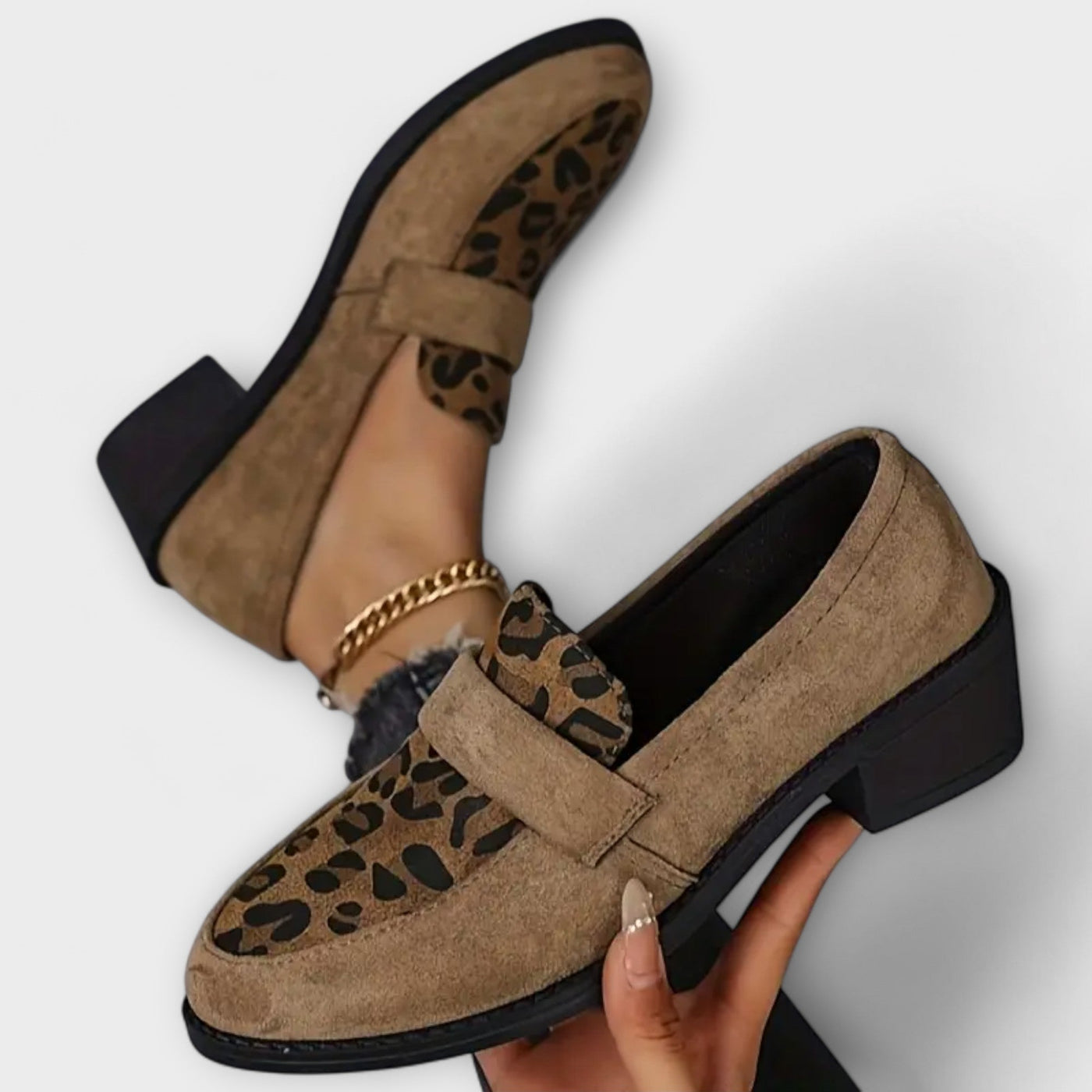 Ella | Stylish Leopard Loafers