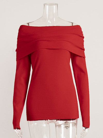 Maya | Chic Off-Shoulder Sweater