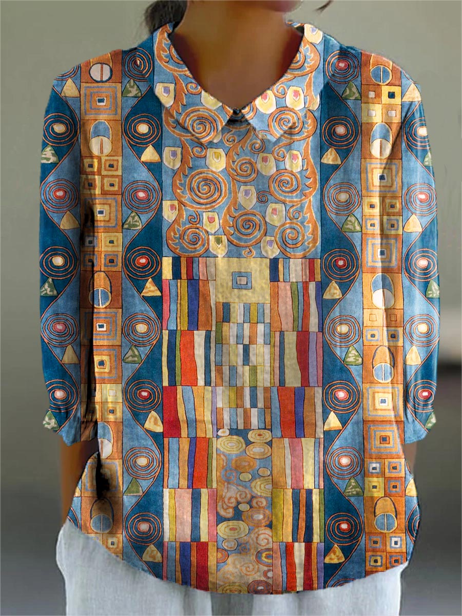 Sandra | Mosaic Dream Blouse