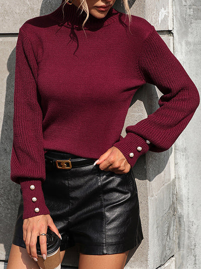 Katherine | Elegant Pearl Sweater