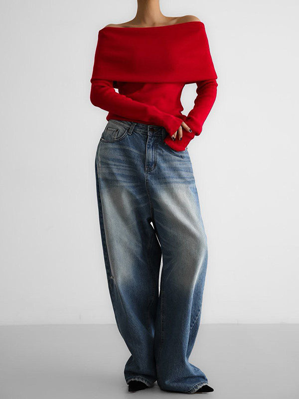 Maya | Chic Off-Shoulder Sweater