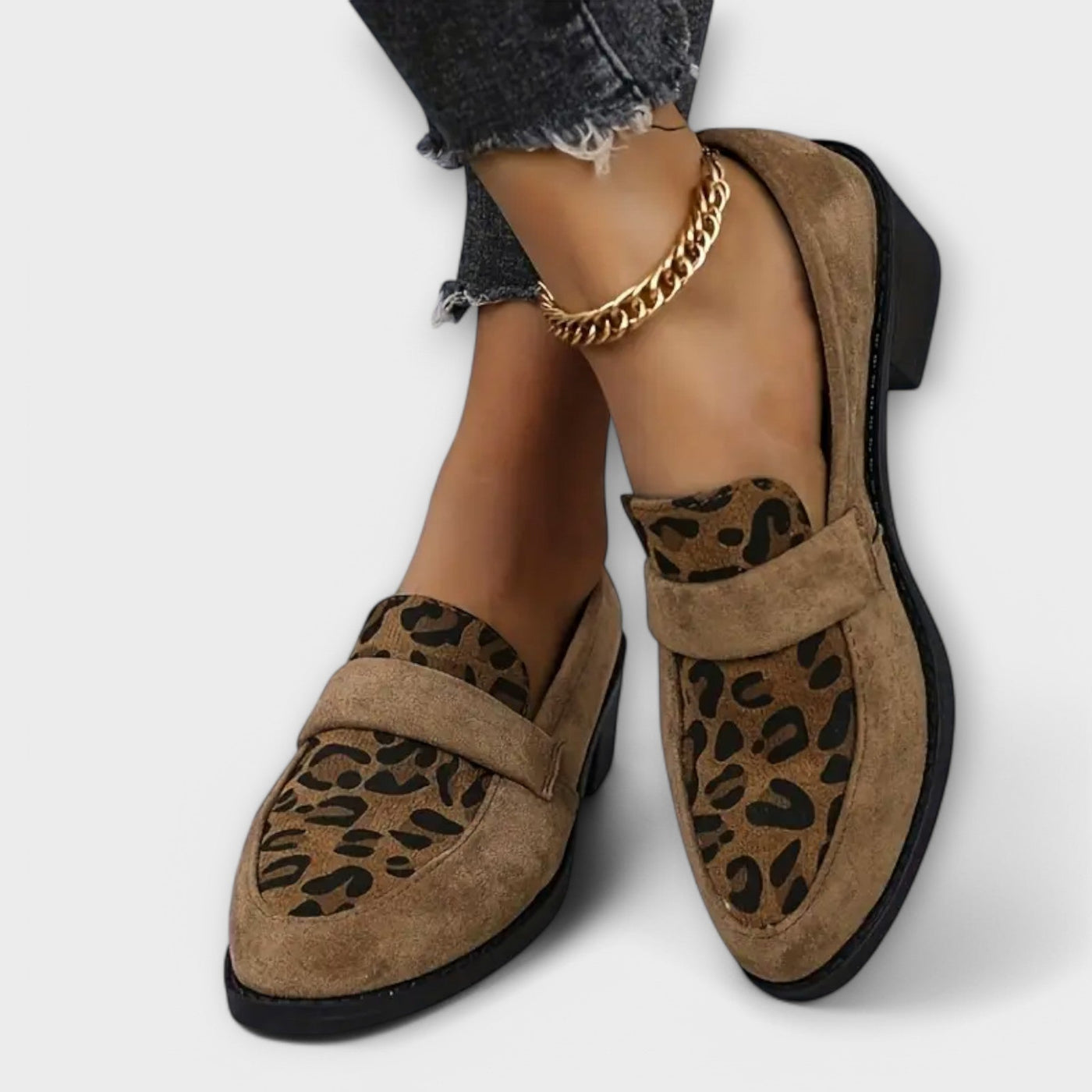 Ella | Stylish Leopard Loafers