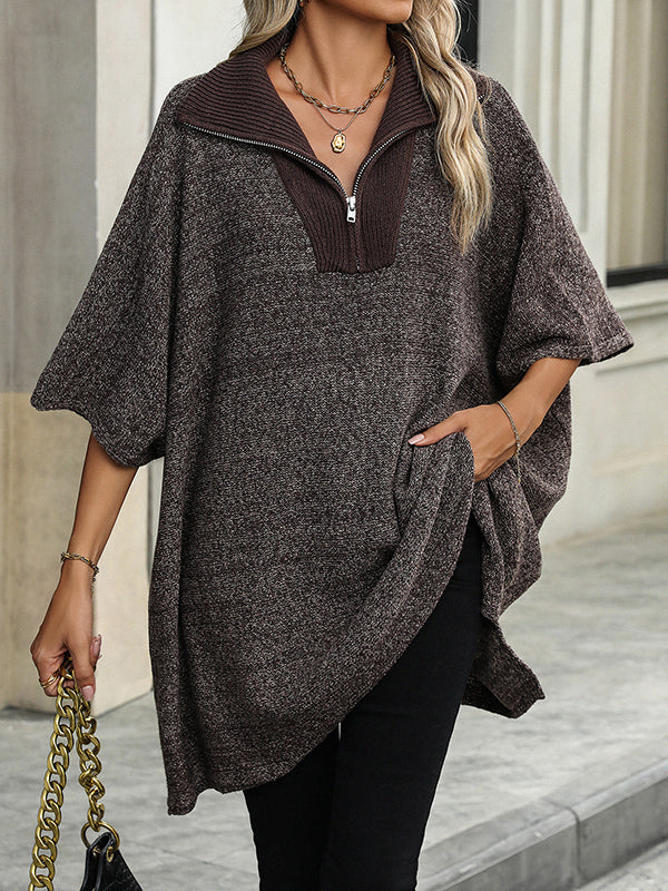 Chloe | Cozy Poncho Sweater