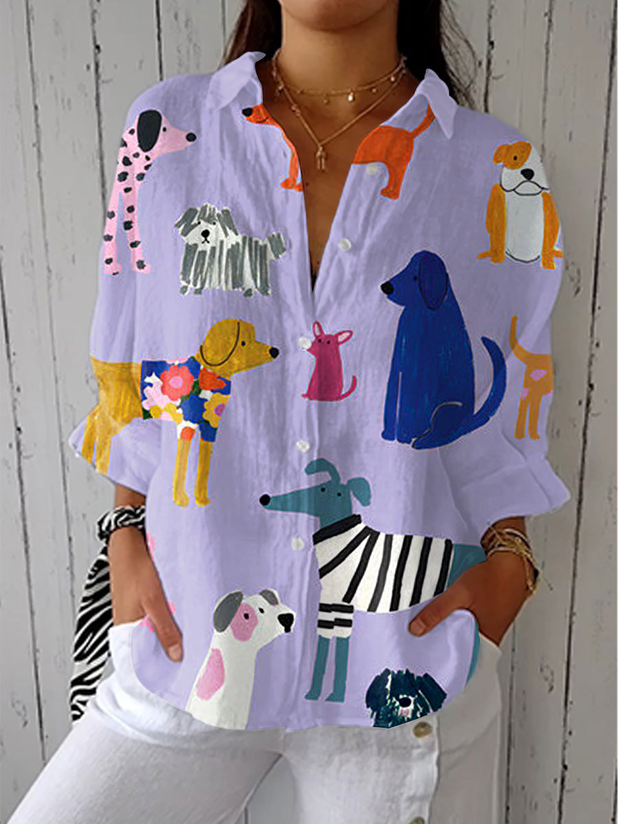 Amber | Playful Dog Blouse