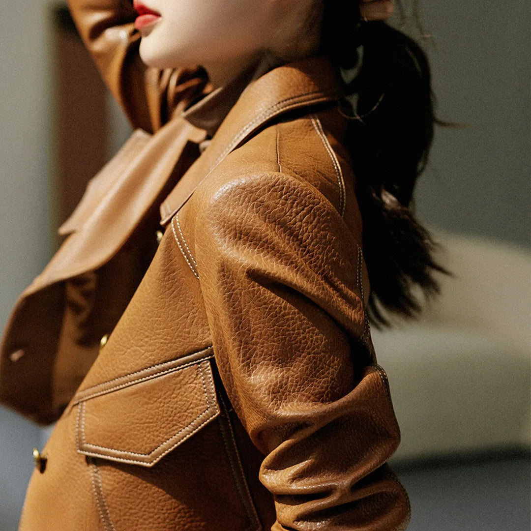 Emma | Timeless Leather Jacket