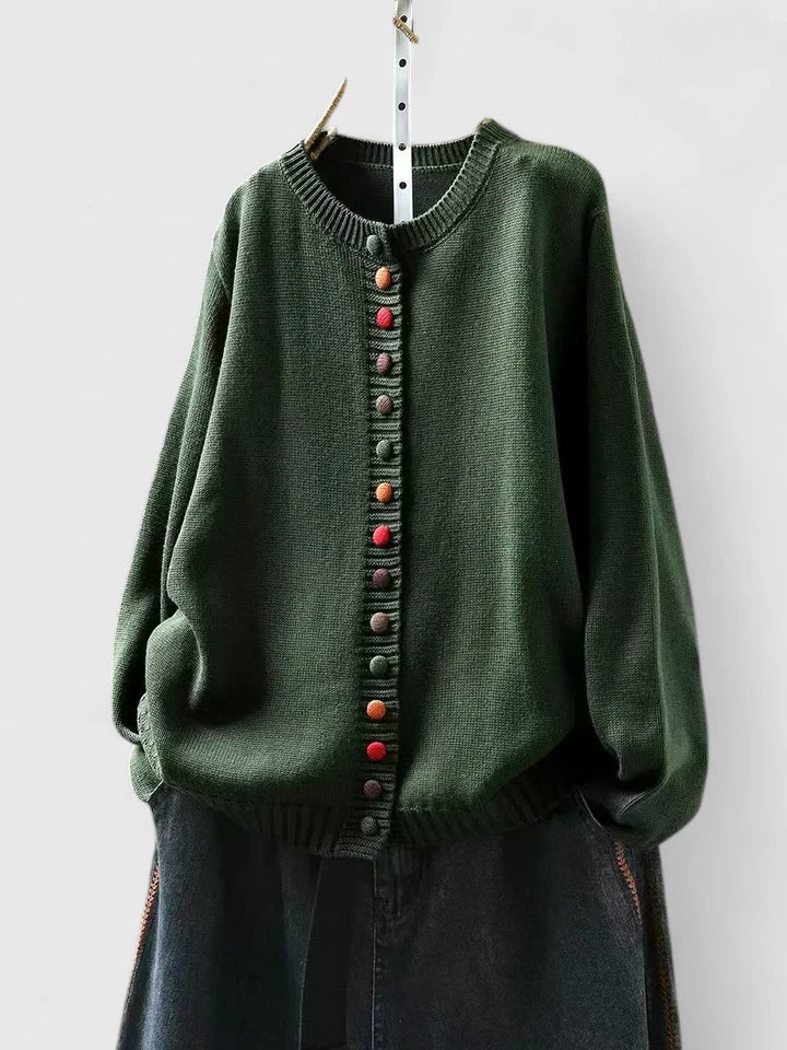 Vanessa | Cozy Button Cardigan