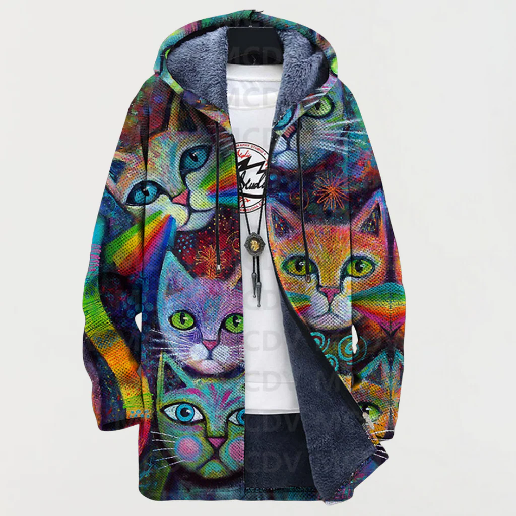 Briella | Artistic Hooded Jacket