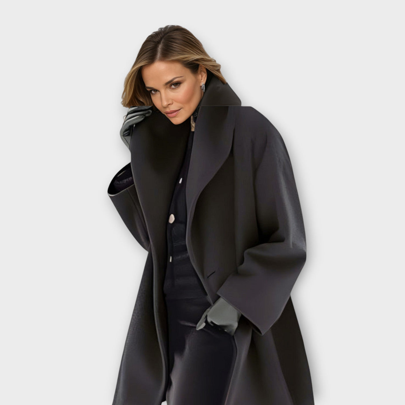 Megan | Windproof Wool Coat