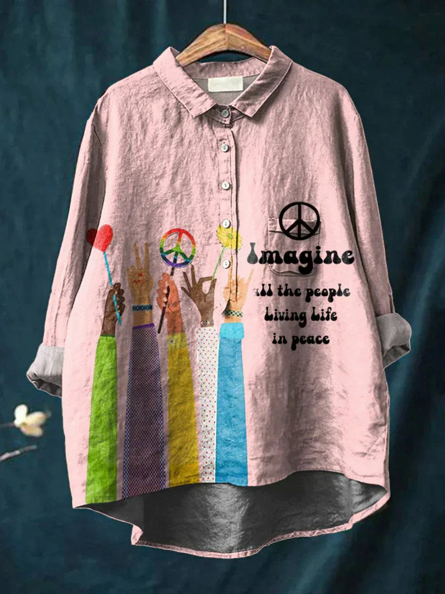 Hailey | Artistic Peace Shirt