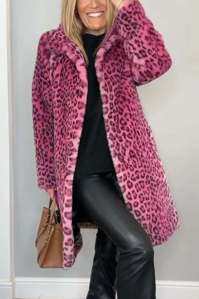 Megan | Chic Leopard Coat