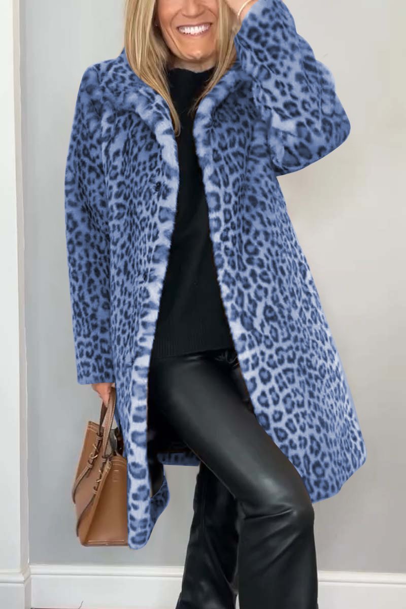 Megan | Chic Leopard Coat