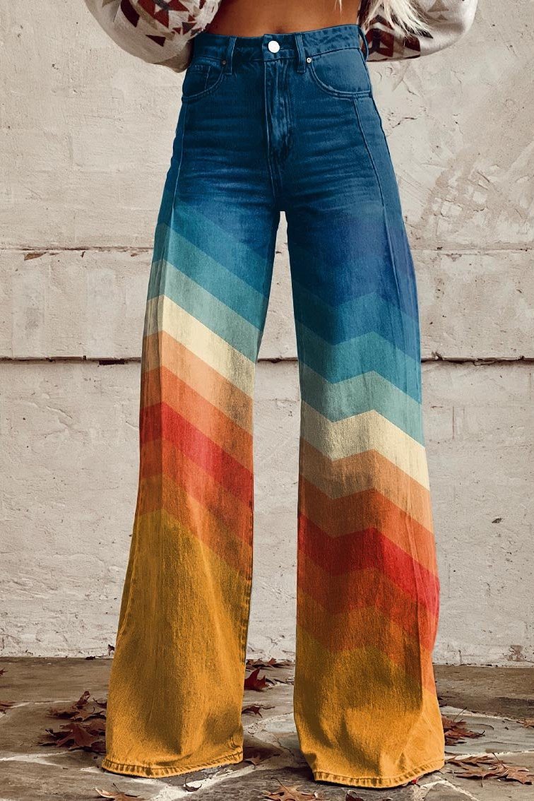 Lydia | Retro Ombre Jeans