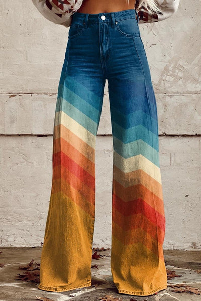 Lydia | Retro Ombre Jeans