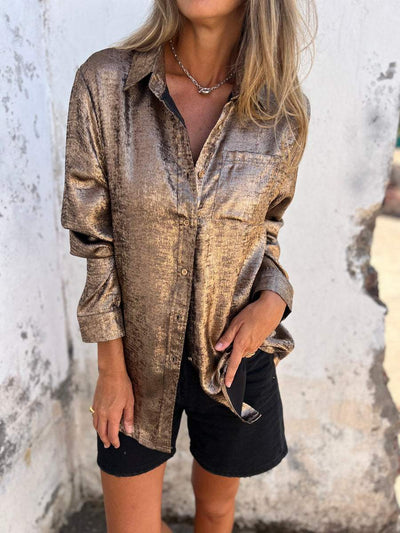 Mia | Sleek Shimmer Top