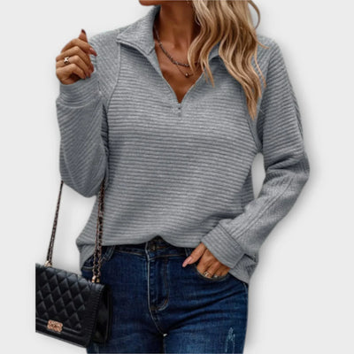 Sophia | Timeless Half-Zip Pullover