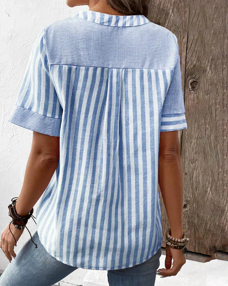 Megan | Timeless Striped Top